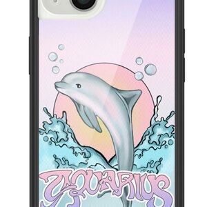 Aquarius Wildflower Cases Dolphin Phone Case - Pastel
